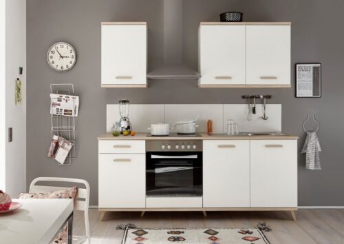 RESPEKTA Küchenzeile »Lebu«, mit E-Geräten, Breite 210 cm