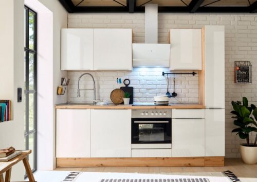 RESPEKTA Küchenzeile »Safado«, hochwertige Ausstattung wie Soft Close Funktion, schnelle Lieferzeit, Breite 250 cm