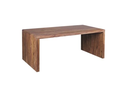 Wohnling Schreibtisch »WL1.433«, BOHA Massiv-Holz Sheesham Computertisch 180 cm breit Echtholz Design Ablage Büro-Tisch Landhaus-Stil