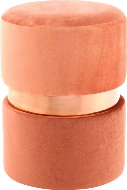 Kayoom Sitzhocker »Gipsy 825« (1 St), Runder Sitzpouf mit Metallelement