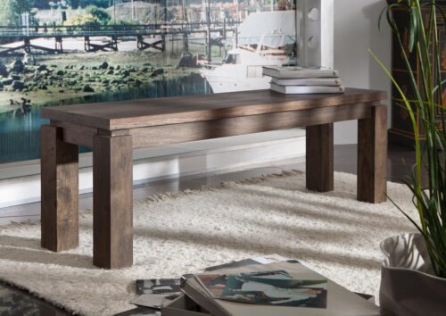 Massivmoebel24 Essbank »METRO POLIS« (200x35x45 Sheesham)