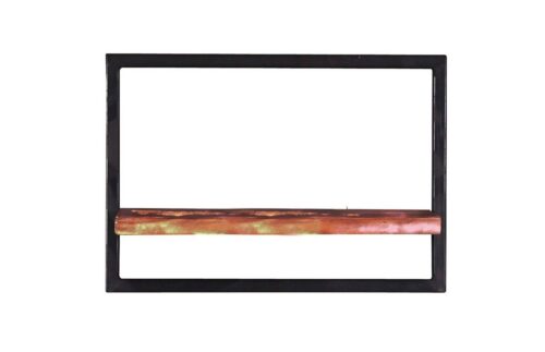 SIT Regal »Wandregal Altholz mit Gebrauchsspuren, Metall«, Altholz mit Gebrauchsspuren, Metall