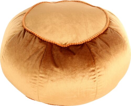 Kayoom Sitzhocker »Pouf Taj Mahal 325« (1 St), trendige samtige Oberfläche