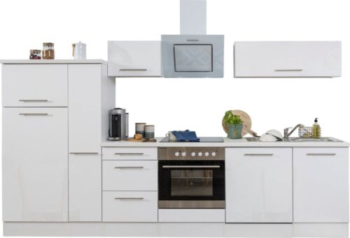 RESPEKTA Küchenzeile »RP310«, mit E-Geräten, Breite 310 cm