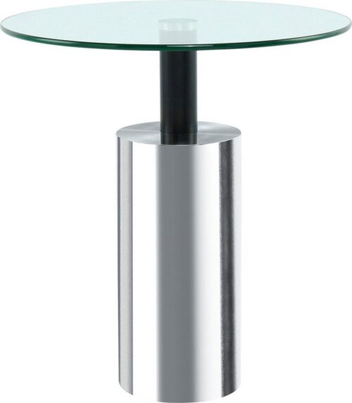 Kayoom Beistelltisch »Beistelltisch Rosanna 525«, runde Glas-Tischplatte