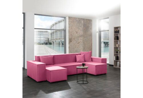 Max Winzer® Wohnlandschaft »MOVE«, Set, Sofa-Set 06 aus 8 Sitz-Elementen, inklusive 3 Zierkissen, individuell kombinierbar