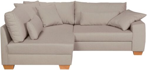 Home affaire Ecksofa »Kerstin Luxus«, mit besonders hochwertiger Polsterung für bis zu 140 kg pro Sitzfläche, auch in Aqua clean-Bezug für leichte Reinigung mit Wassser