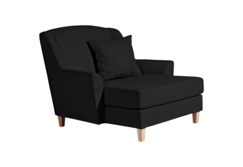 Max Winzer® Sessel »Judith«, Big-Sessel inkl. 1x Zierkissen 55x55cm Kunstleder