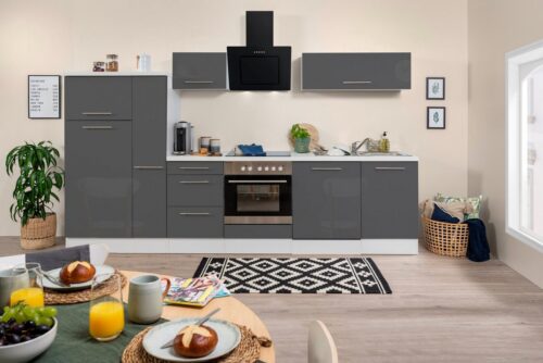 RESPEKTA Küchenzeile »RP310«, mit E-Geräten, Breite 310 cm