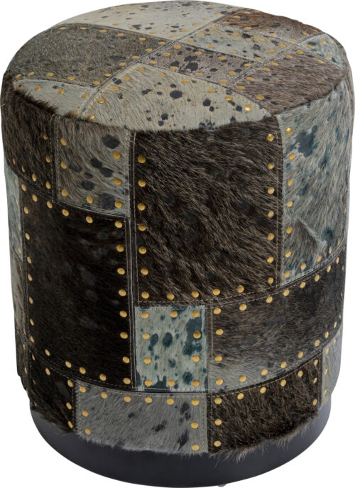 Hocker Squares Grau Ø35cm