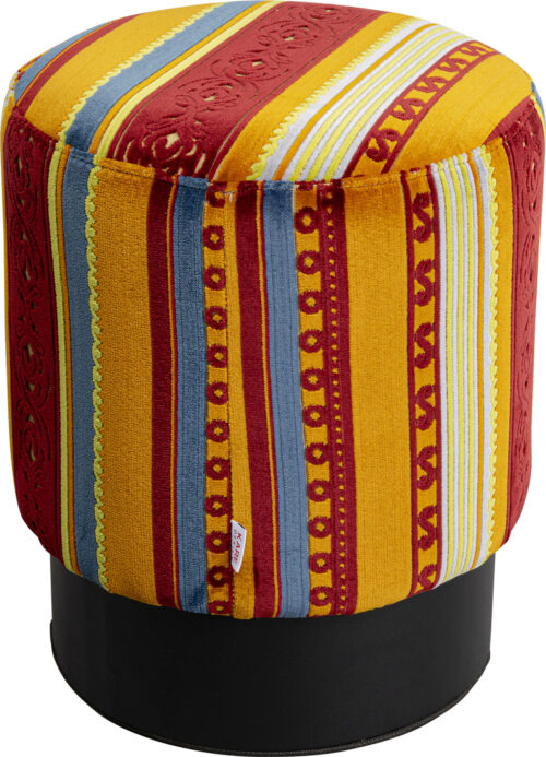 Hocker Cherry Very British Black Ø36cm