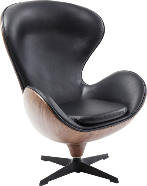 Drehsessel Lounge Black Walnut