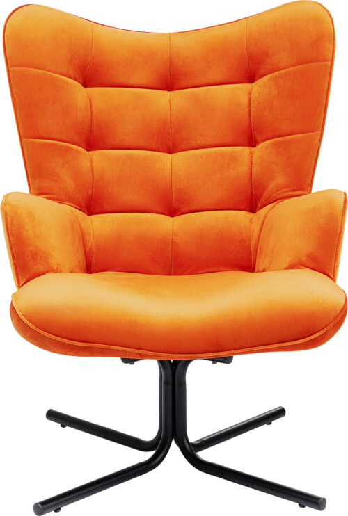 Drehsessel Oscar Velvet Orange