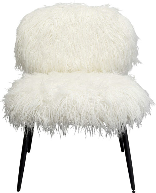 Sessel Hairy Weiß