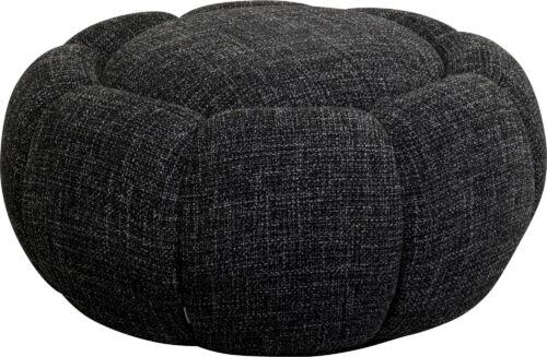 Hocker Peppo Bloom Melange Schwarz Ø72cm