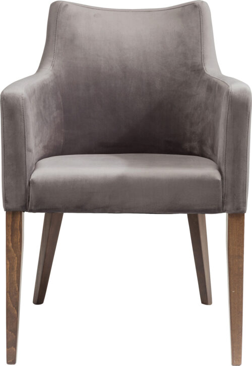 Armlehnstuhl Mode Velvet Grau