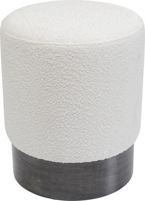 Hocker Cherry Boucle Creme Smoke Ø35cm