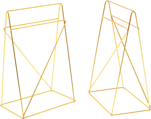 Tischbock Polar (Paar) Brass Matt 31x49cm