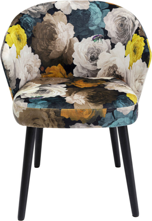 Armlehnstuhl Peony Flower Gelb