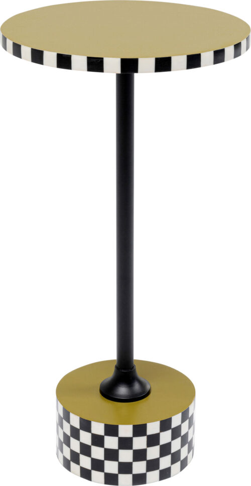 Beistelltisch Domero Checkers Olive Ø25cm
