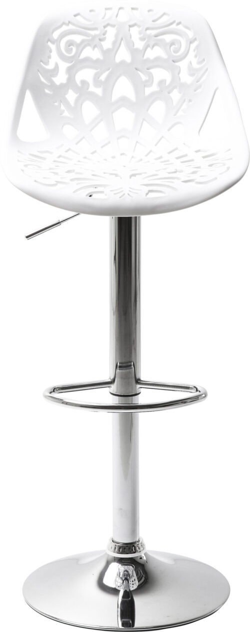 Barhocker Ornament White