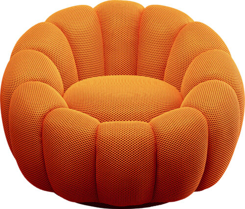 Drehsessel Peppo Bloom Orange