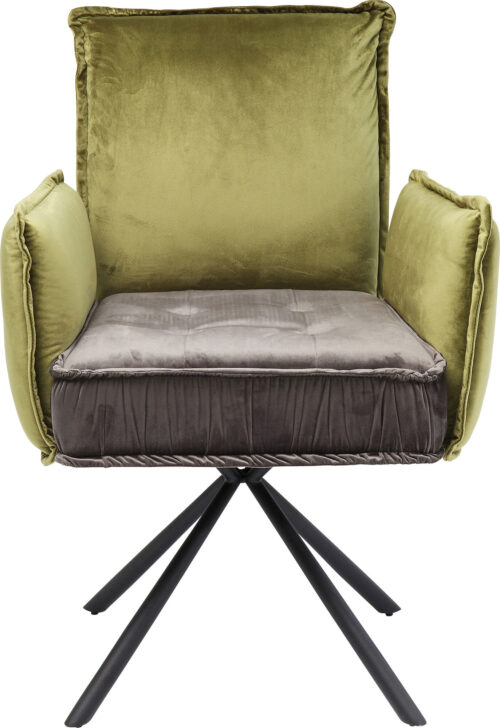 Drehstuhl mit Armlehnen Chelsea Grün
