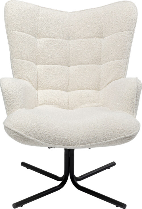 Drehsessel Oscar Boucle Creme