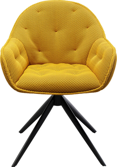 Drehstuhl Carlito Mesh Gelb