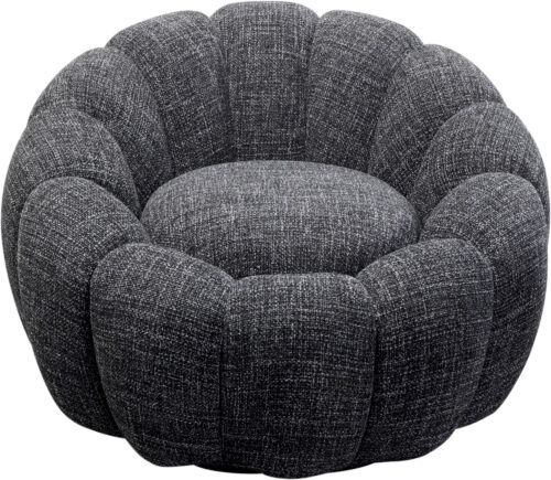 Drehsessel Peppo Bloom Melange Schwarz
