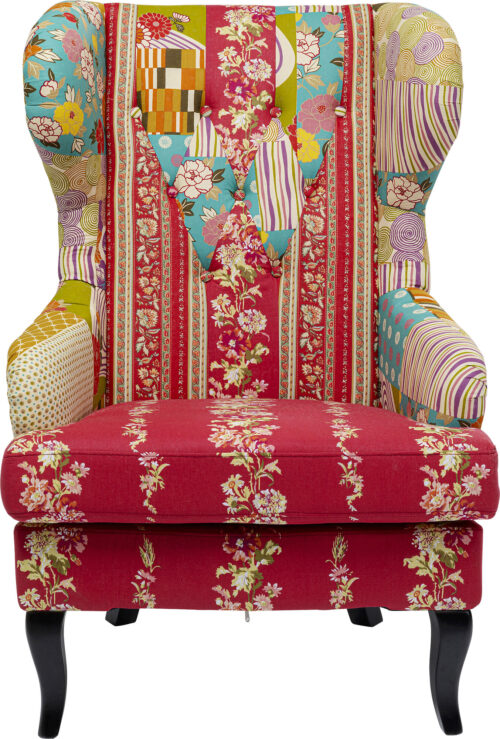 Sessel Patchwork Red