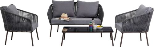 Sitzgruppe Elba Grau Quattro(4/tlg.)