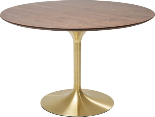 Tisch Invitation Set Walnuss Brass Ø120cm