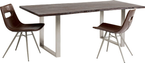 Tisch Harmony Dunkel Chrom 180x90