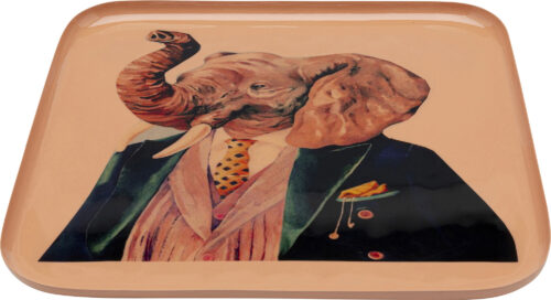 Tablett Ego Elephant 27x27cm