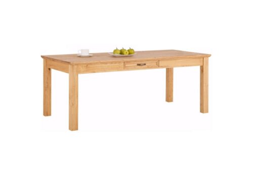 Home affaire Esstisch Selma, mit Schublade, aus massivem Kiefernholz, Breite 180 cm