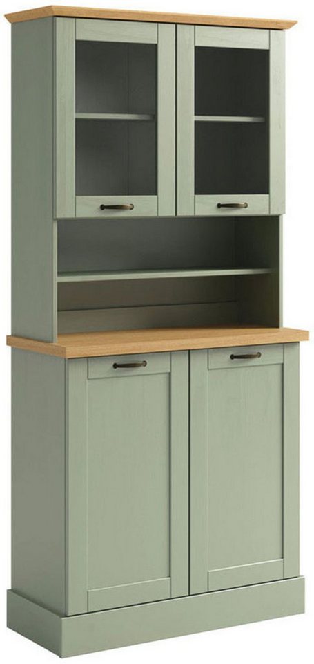 Home affaire Küchenbuffet Teramo Breite/Höhe 86/181 cm, mit Metallgriffen