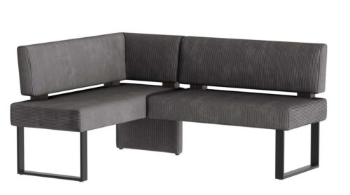 Home affaire Eckbank Oliver mit Metallgestell, Küchenbank, verschiedene Bezüge Cord Esszimmerbank OTTOs Choice