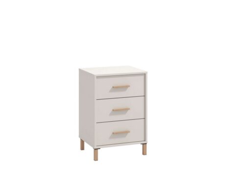 Home affaire Nachtkommode Belfort Nachtschrank Nachttisch Made in Europe, mit 2 oder 3 Schubladen, FSC®-zertifizierter, Trendfarbe cashmere