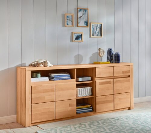 Home affaire Sideboard Burani, grifflose Optik