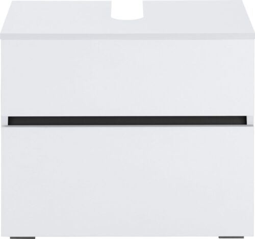 Home affaire Waschbeckenunterschrank Wisla Siphonausschnitt, Push-to-open-Funktion, Breite 60cm, Höhe 55 cm