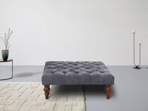 Home affaire Polsterhocker Chesterfield, mit Knopfheftung, auch in Leder