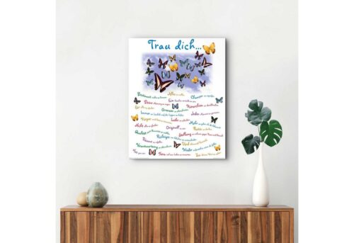 Home affaire Bild Trau dich..., 40/50 cm