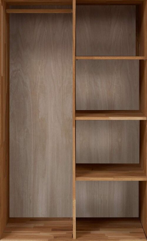 Home affaire Inneneinteilung Hällevik Zubehör für Schränke, Stauraum, Trennwand für Schrank Hällevik mit 2 Türen, Eiche Massiv