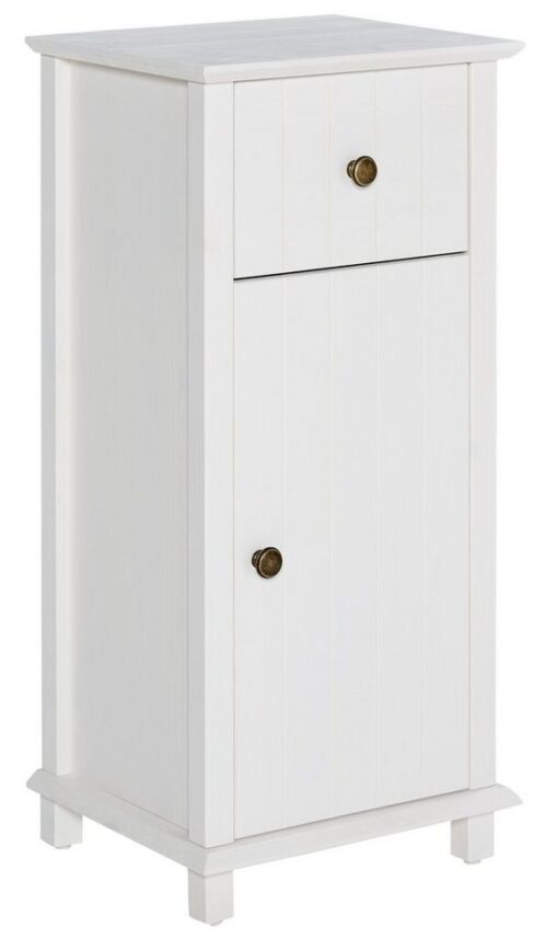 Home affaire Unterschrank Vili Breite 34 cm, Badezimmerschrank aus Massivholz, Kiefernholz