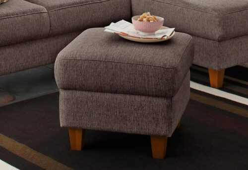 Home affaire Polsterhocker Palmera, B: 58 cm, mit Stauraum, Federkern