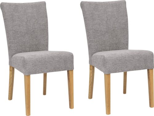Home affaire Esszimmerstuhl Queen Polsterstuhl BESTSELLER (Set, 2 St), verschiedene Bezüge, Gestell Massivholz