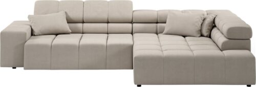 Home affaire Ecksofa Ancona incl. Kopfteilverstellung, OTTOs Choice, Breite 319cm, L-Form, wahlweise motorische Sitztiefenverstellung, auch in Cord + Easy Care