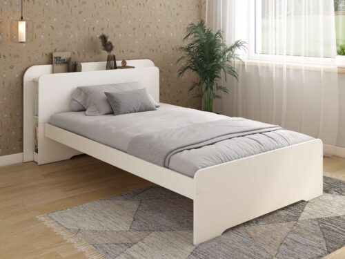 Home affaire Bett Ismund, Stauraum im Kofteil, Stauraumbett, inklusive Lattenrost, teilmassiv, Bettkasten optional