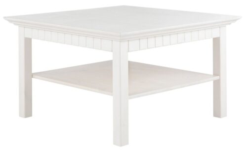 Home affaire Couchtisch Lisa, Kaffeetisch, massives Kiefernholz, B/T/H: 76x76x45 cm